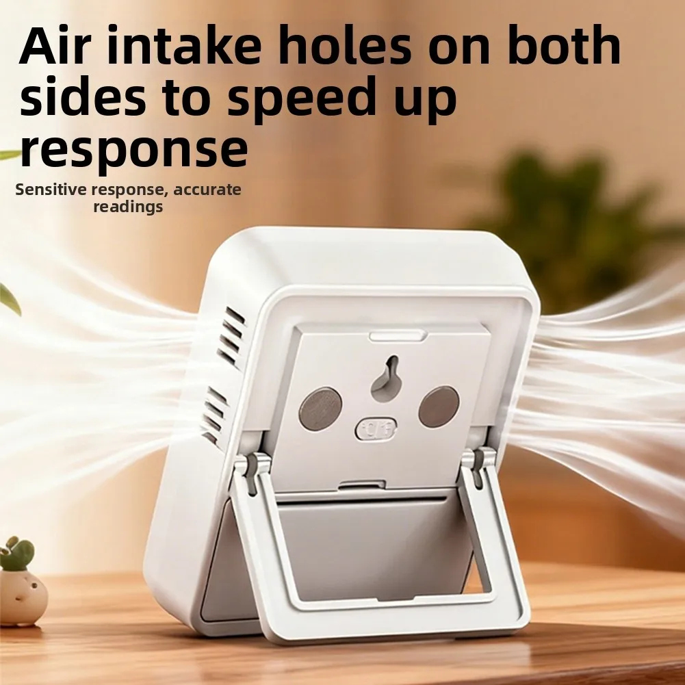 Environment Temperature and Humidity Meter with Backlight Display and Magnetic Design for Bedrooms and Nurseries
