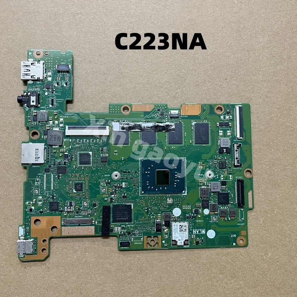 

C223NA Laptop Motherboard For ASUS Chromebook C223N C223NA Notebook Mainboard With Celeron CPU 100% tests OK fast shippin