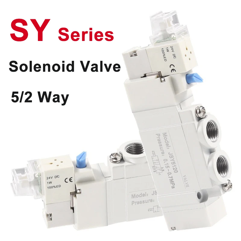 SY3/5/7000 SY3120-5LZD-M5  Pneumatic Solenoid Valve  Solenoid Valve for Air Compressor Pneumatic System Automation Machinery