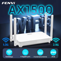 FENVI AX1500 WiFi 6 Router Dual Band 2.4G/5.8GHz Gigabit Ethernet Port Wireless Wi-Fi 6 Mesh MU-MIMO 4 Antennas Signal Amplifier