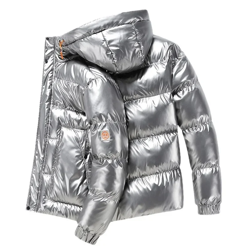 

Men's Cotton-padded Parkas Warm Hip Hop Winter Parkas Plus Size 8XL 7XL 6XL Shiny Coats Men Hood Overcoat Men's Thickened Parka