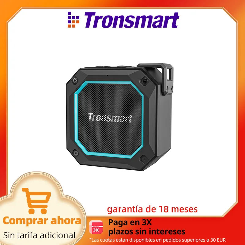 Tronsmart Groove 2 Bluetooth 5.3 Speaker True Wireless Stereo Portable Speaker with IPX7 Waterproof, Superior Bass, for Shower