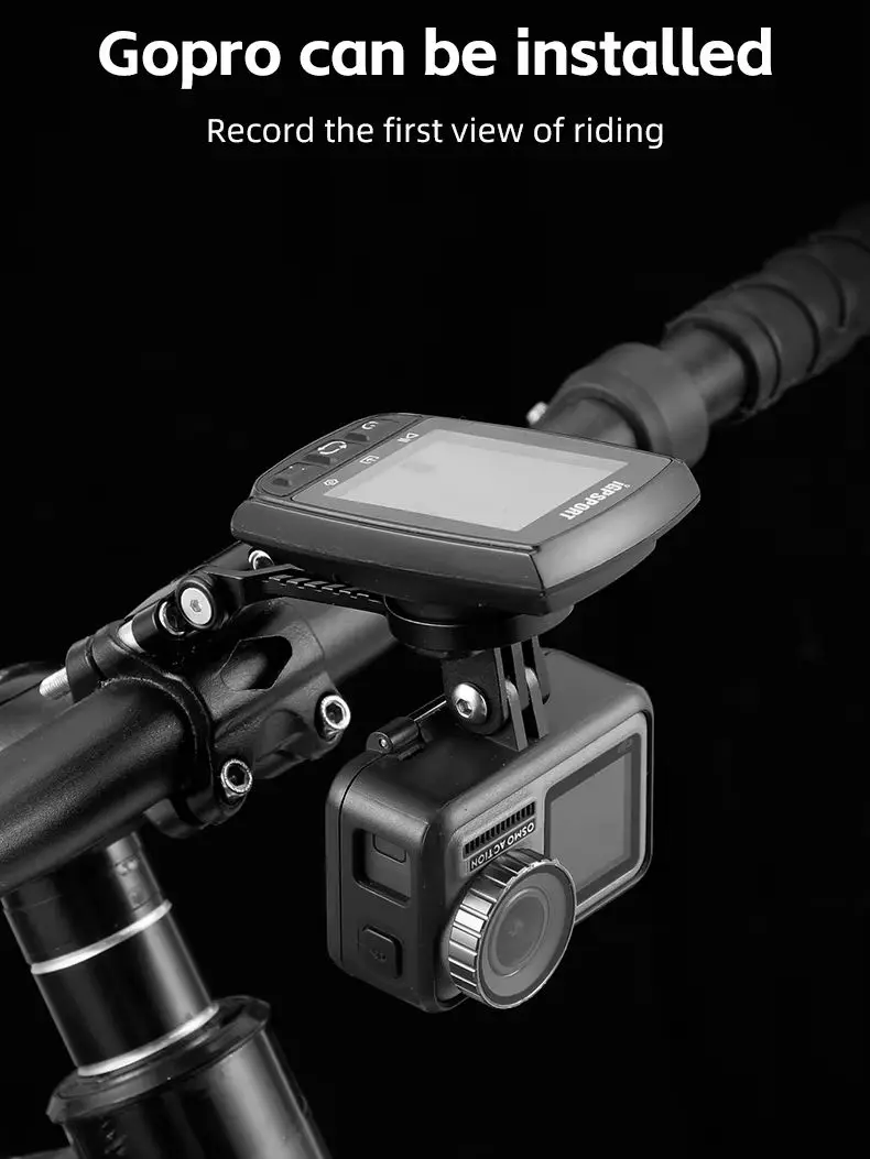 AliExpress Other Bike Computer Mount Stem Gopro Light GPS Holder Handlebar Extension Road Bicycle Stopwatch Cellphone Cycling Accessories