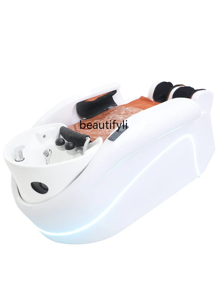 

Automatic Intelligent Electric Massage Shampoo Bed Barber Shop Hair Water Circulation Hair Care Shop Head Massage Bed