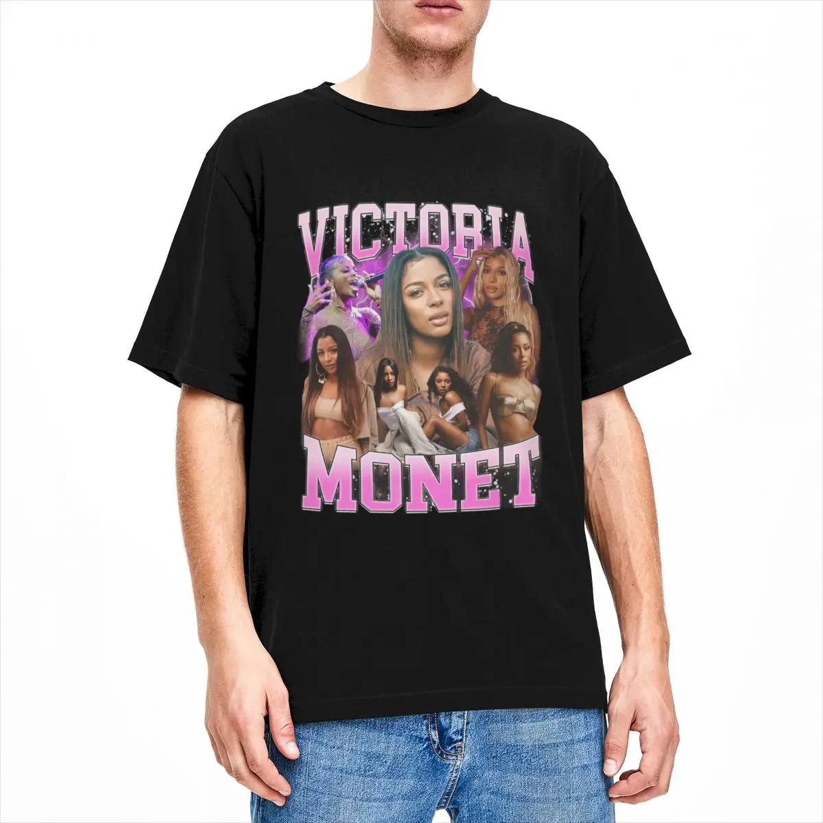 Victoria Monet Shirt Apparel for Men Women Cotton Fashion for Male American Singer Tee Shirt Short Sleeve Clothing