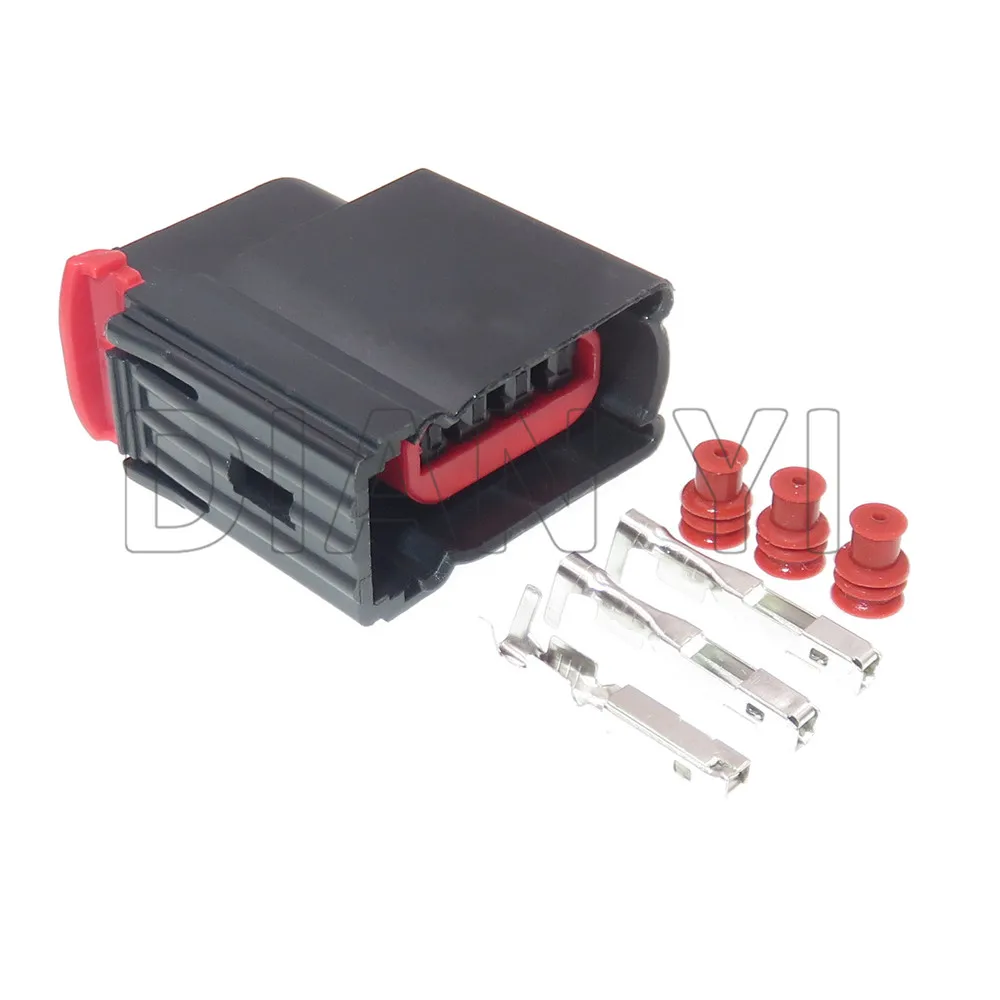 1 Set 3 Way Auto Waterproof Plug AC Assembly Automotive Electric Wire Harness Connector 7900-1493-000 Car Socket