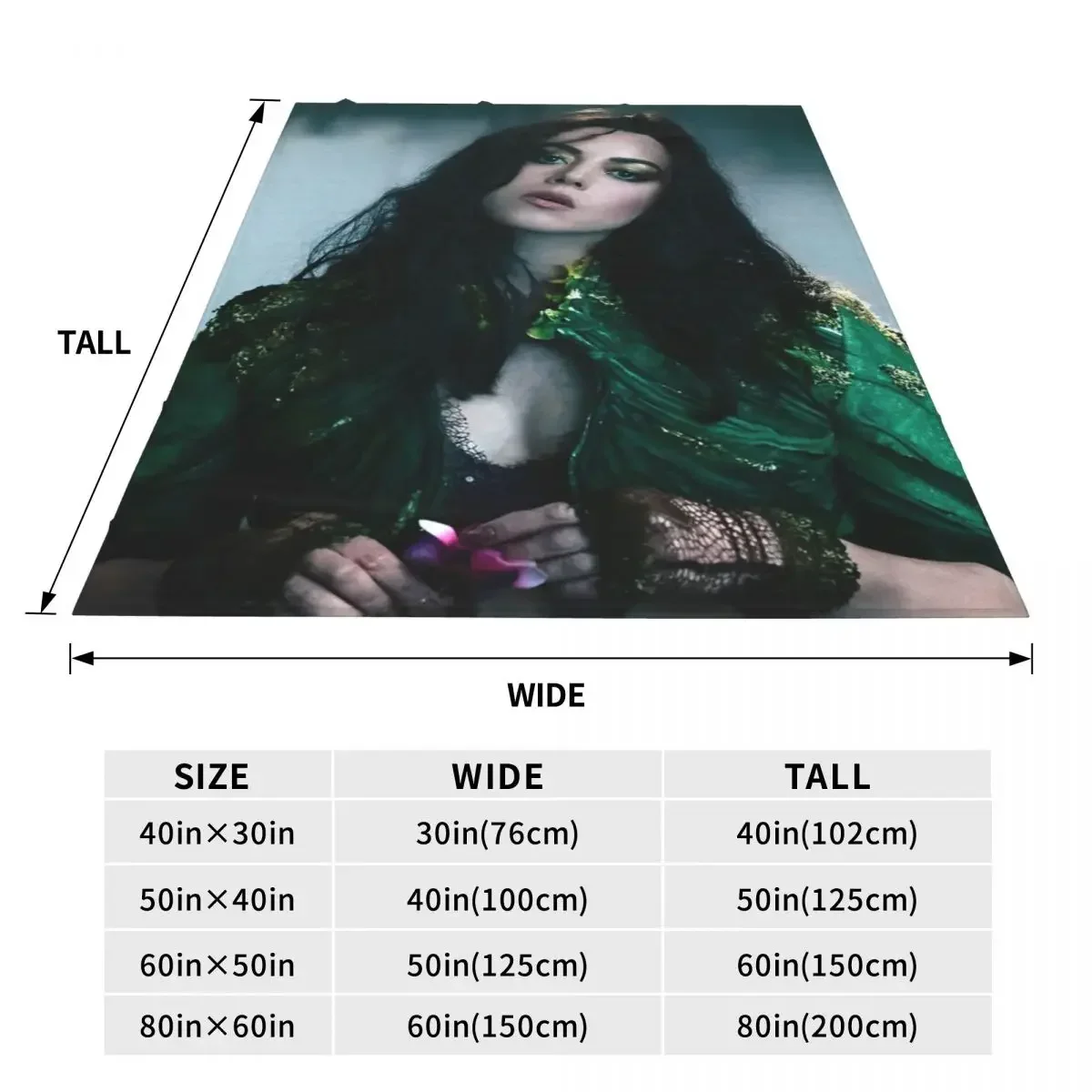 Agatha All Along película acción manta suave cálida avión viaje manta de felpa patrón sala de estar colcha de franela