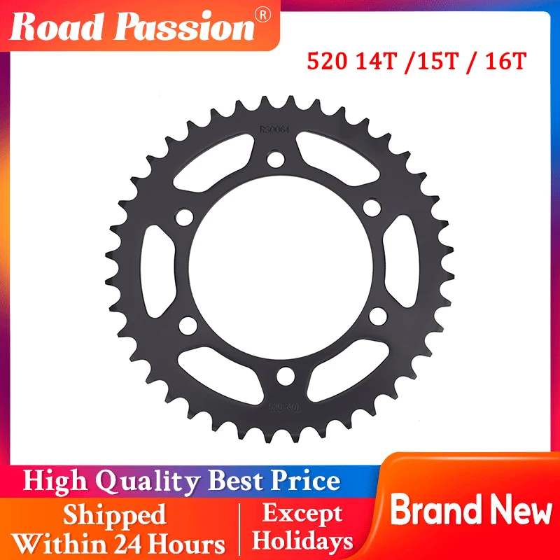 

Motorcycle 520 40T 43T 45T Rear Sprocket For Kawasaki Road Z250 SL BX250 Z300 Z400 ZR400 ZR550 Zephyr ZZR250 EX250 250 Ninja R