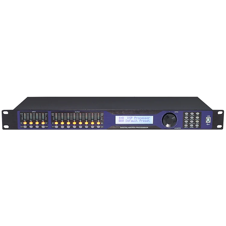 High Quality Design Stage Audio Effect Processor Ac 95v-250v Audio Processor With Usb Interface