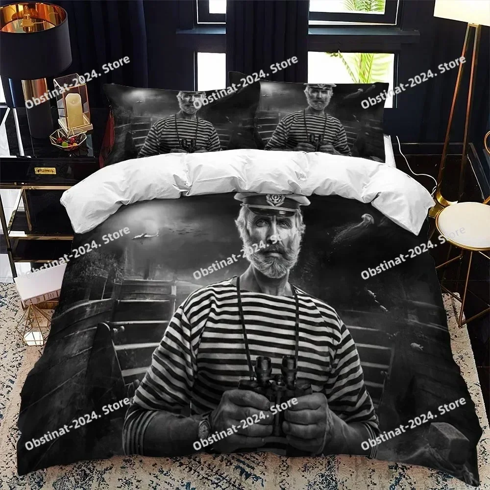 

2025 Top Nautical Series Bedding Set Boys Girls Twin Queen Size Duvet Cover Pillowcase Bed Kids Adult Fashion Home Textileextile