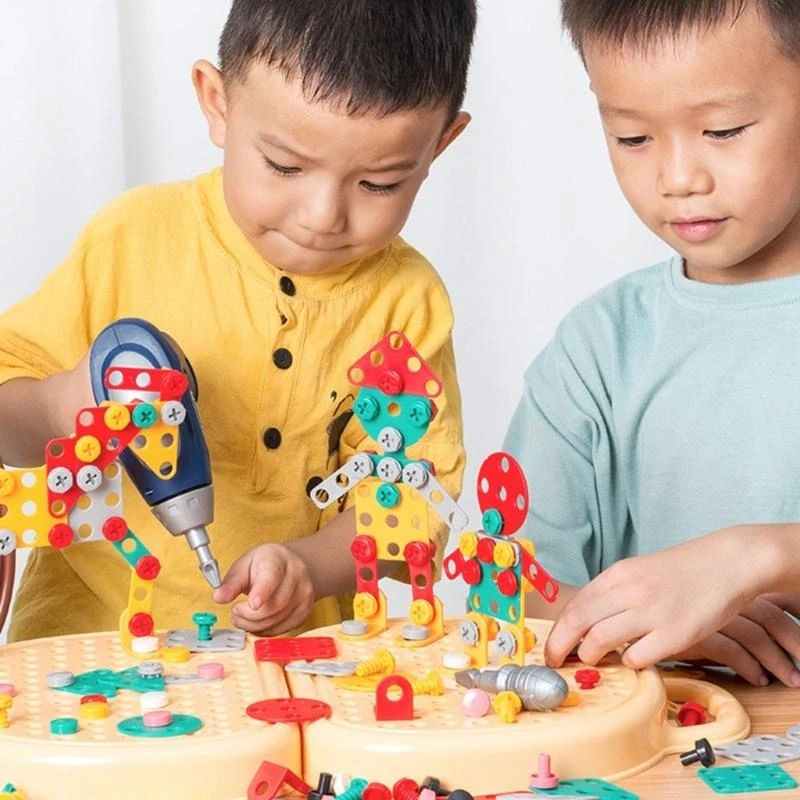 Brinquedo parafuso educacional diy ferramenta carpinteiro para banco fingir para jogar brinquedo para gir 15ub