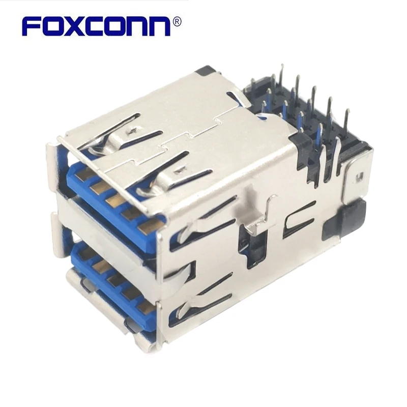 Foxconn UEA11123-8EZ3-4H двойная колода USB3.0 матрицы Flanging Sinker type Bullet-free shrapnel