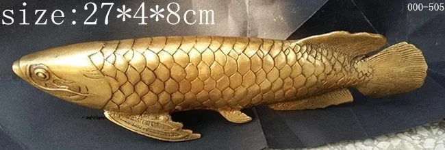 

Китайская медная рафинировка, чистая ручная длинная рыба, декоративные предметы интерьера, очень хорошие