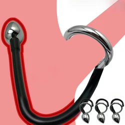 Male Anal Plug Stainless Steel Butt Plug Anus Massage Anal Expander Penis Rings Sperm Lock Ring Masturbation Sex Toys for Man