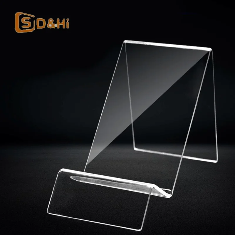 Mobile Phone Stand Acrylic Counter Display Stand Clear Phone Holder Lazy Stand Base For Huawei Xiaomi Iphone