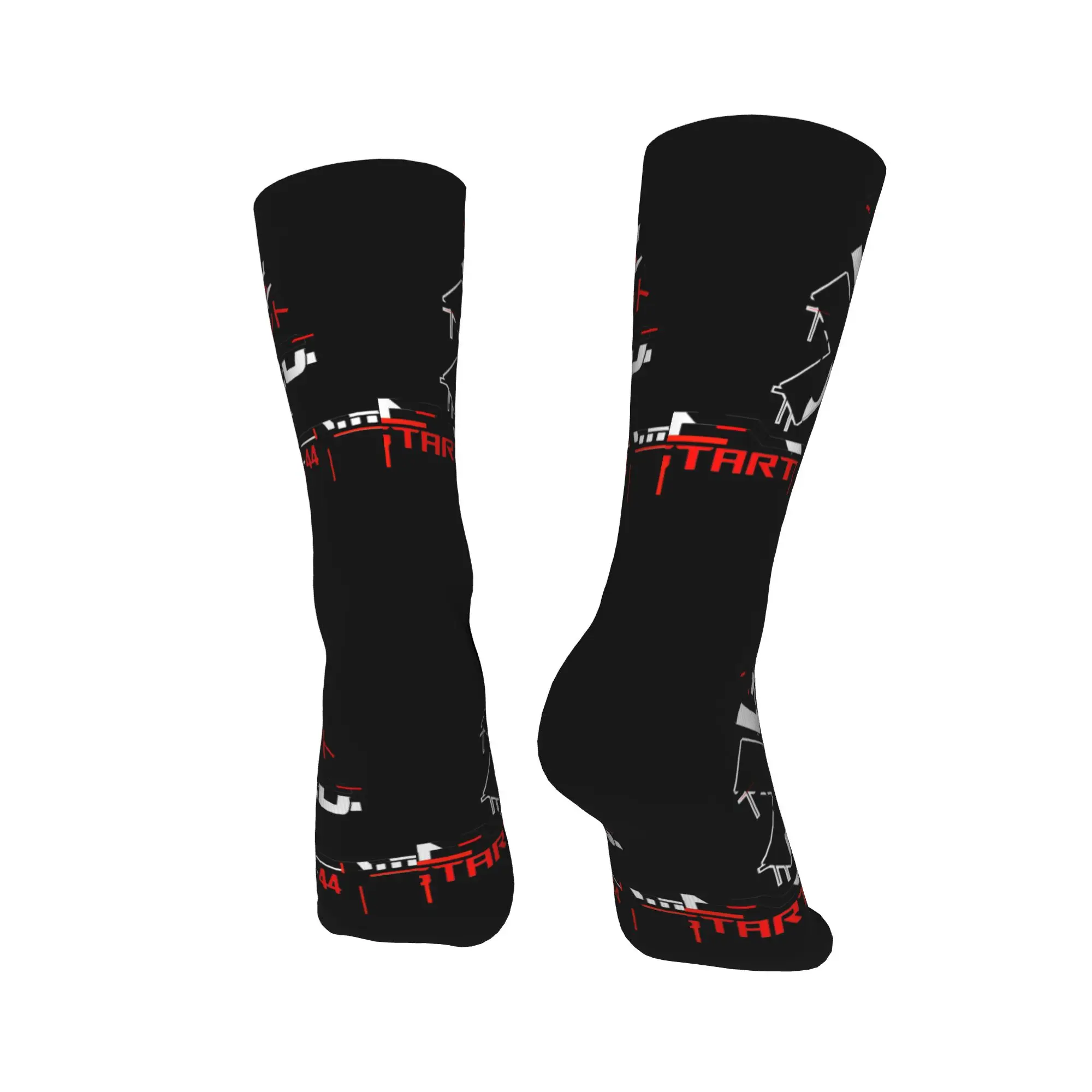 Medias geniales Techwear calcetines hombres mujeres cálido suave japonés Future Tech Street Wear estilo Skateboard Crew calcetines
