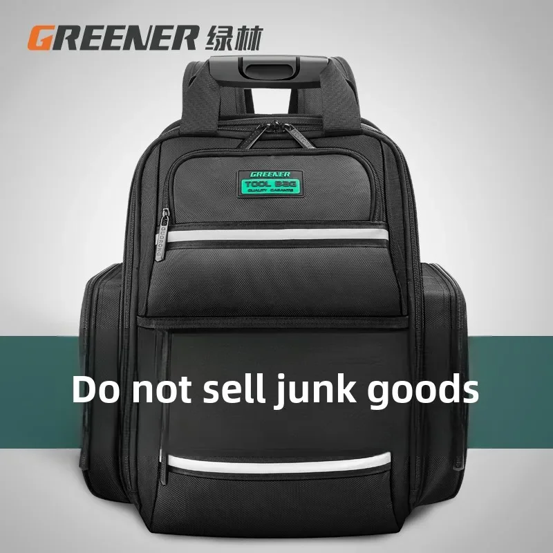 Heavy Duty Tool Bag Backpack for Electricians with Large Capacity and Multi-Functionality