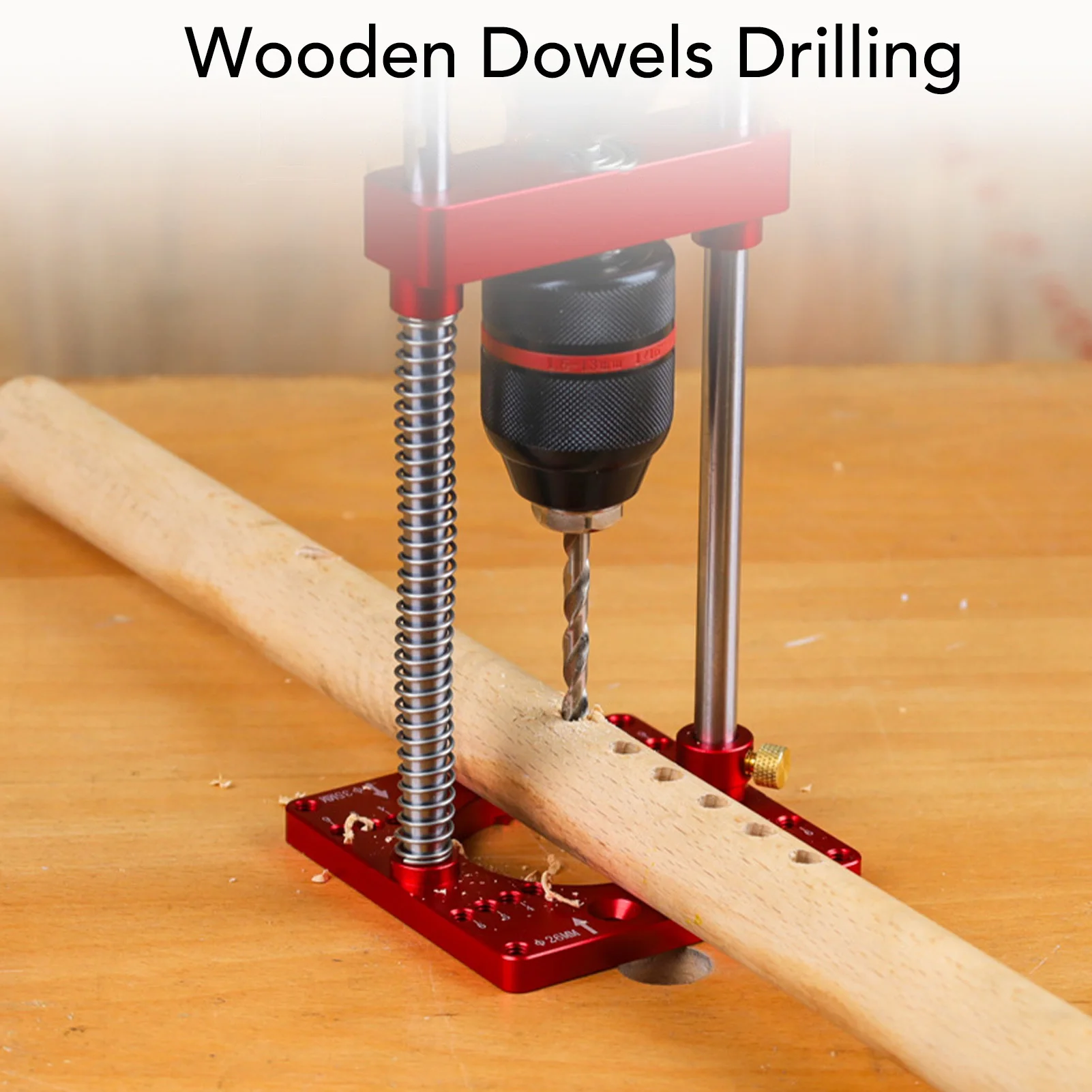 

Hand Electric Drill Holder Handheld Bench Drill Fixing Bracket 35mm Hinge Hole Locator for Woodworking