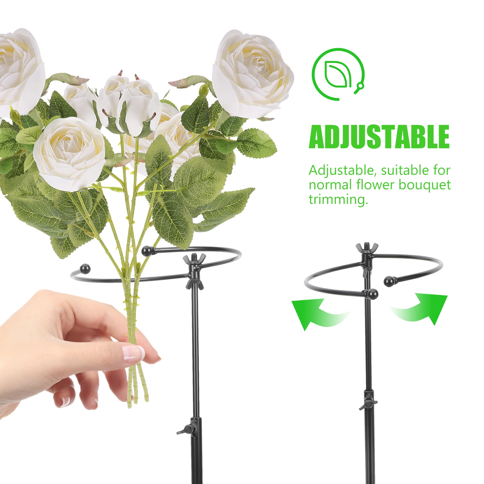 

Bouquet Stand Holders for Fixing Bouquets Wedding Flowers Floral Iron Rack Arrangement Tool