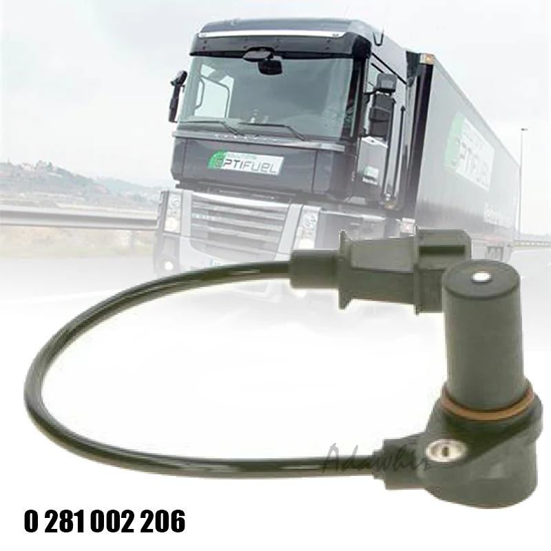 CRANKSHAFT SENSOR CRANKSHAFT PULSE GENERATOR for RENAULT TRUCKS MAGNUM 0281002206