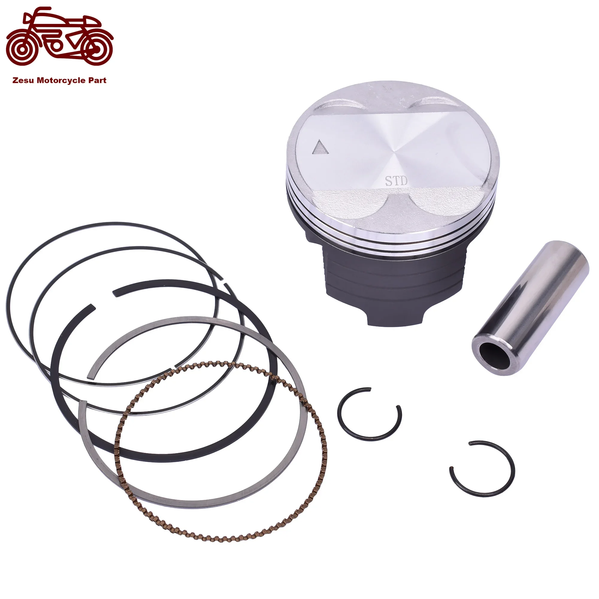 

73mm 73.25mm 73.50mm 73.75mm 74mm STD +25 +50 +75 +100 Motorbike Cylinder Engine Piston Ring For SUZUKI DRZ250K1 DRZ250K2 DRZ250