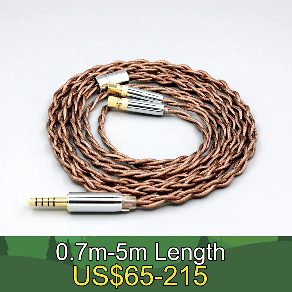 

99% 24k Gold 7n Pure Silver Graphene Shield Earphone Cable For HiFiMan HE400 HE5 HE6 HE300 HE4 HE500 HE6 Headphone LN008536