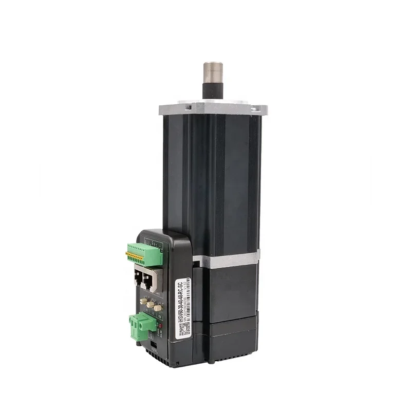 iHSV60-30-40-48-RC-SC 400W 11.2A Servo Motor Drive Modbus-RTU CAN Integrated AC Servo Motor with Brake