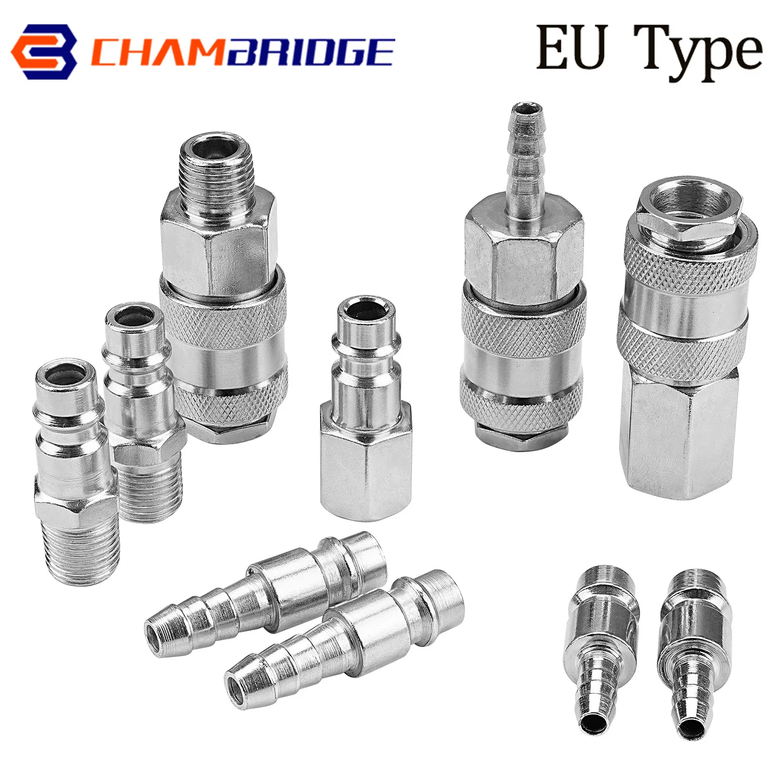 EU Pneumatic Quick Connector Release Fitting ForAir Hose Fittings Coupling Compressor Accessories Pneumatic Connection Interface