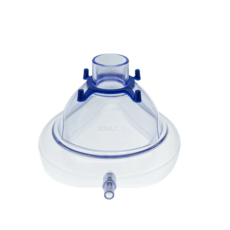 KranVer 1PC/5PCS/6PCS/7PCS PVC Anesthesia Mask Disposable First Aid Mask Inflatable Resuscitate Mask For Adult Child Infant