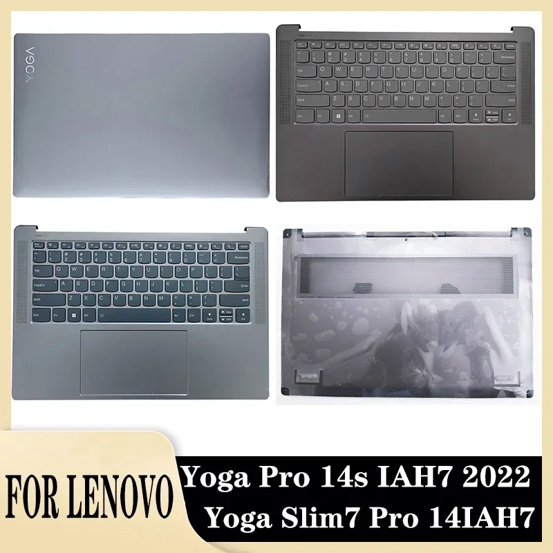 

New for Yoga Pro 14s IAH7 2022 Yoga Slim7 Pro 14IAH7 LCD Back Cover/Laptop Upper Case Palmrest Cover/Backlit Keyboard