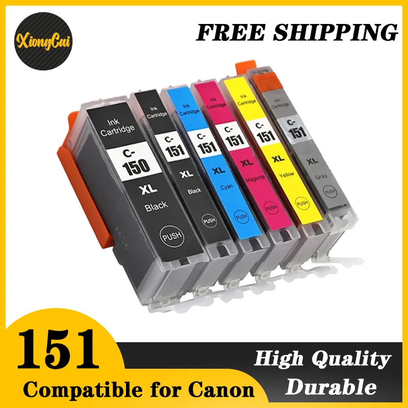 PGI 150 CLI 151 Ink Cartridge For canon PIXMA IP7210 MG5410 MG5510 MG6410 MG6610 MG5610 MX921 MX721 IX6810 PGI150 CLI151