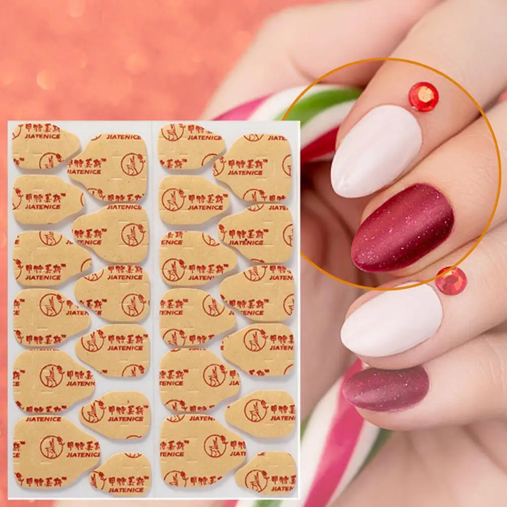 Double Side Nail Jelly Glue Transparent False Nail Nails DIY Tape Accessories Manicur Art Stickers Glue Adhesive Reusable H6L4