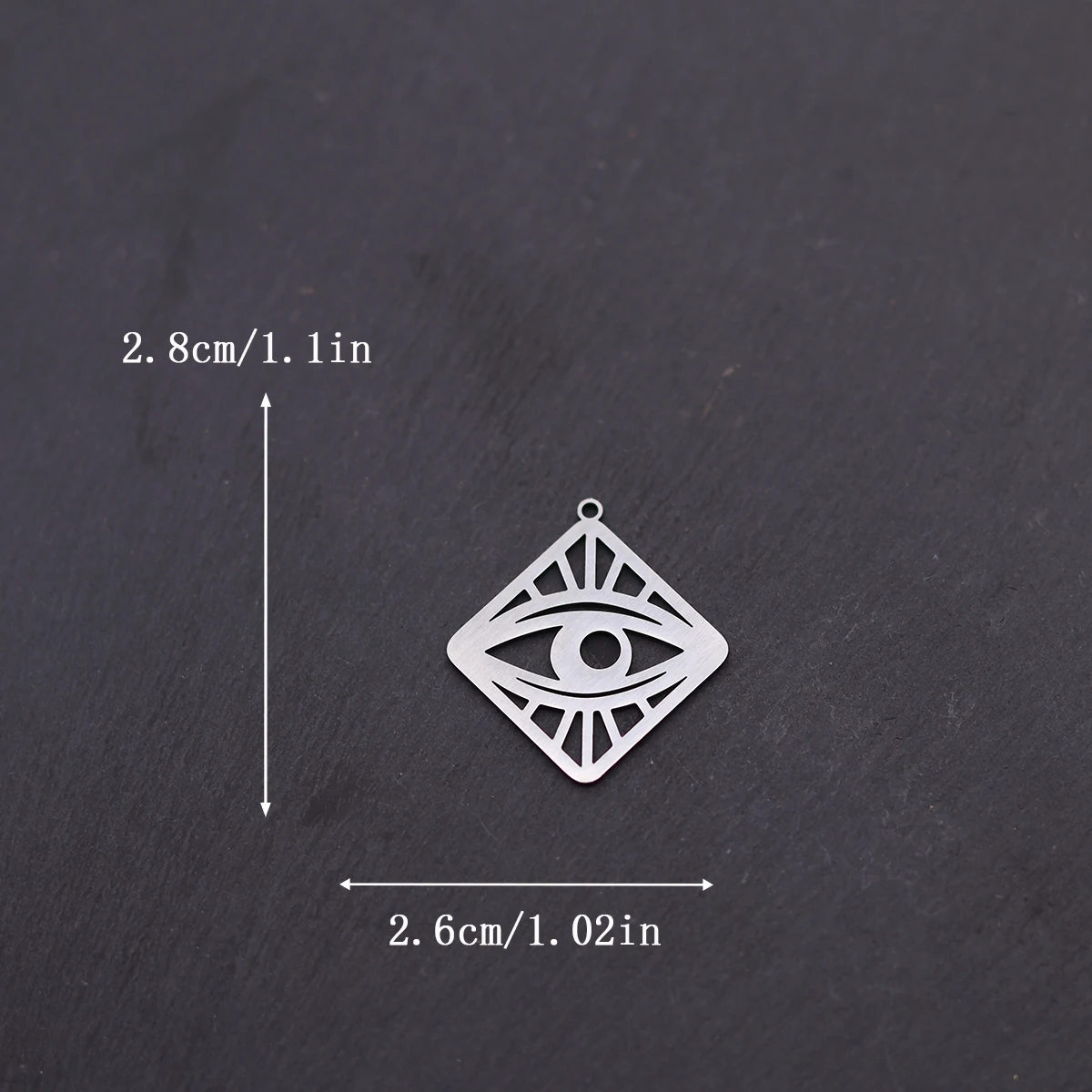 3pcs Witch Celtics Knot Pendant Stainless Steel Eagle Heart Cupid Skeleton Flower Charm For Necklace Earring Jewelry Making