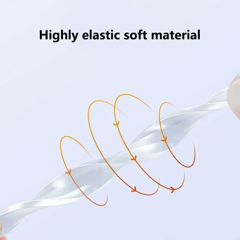 2Pcs Universal Transparent Bumper Anti-Scratch Protective Cover Car Body Decoration Rubbing Strips