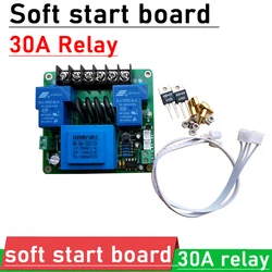 DYKB Class A power amplifier soft start board AC 110V 220V (with temperature protection function) NE555 30A relay