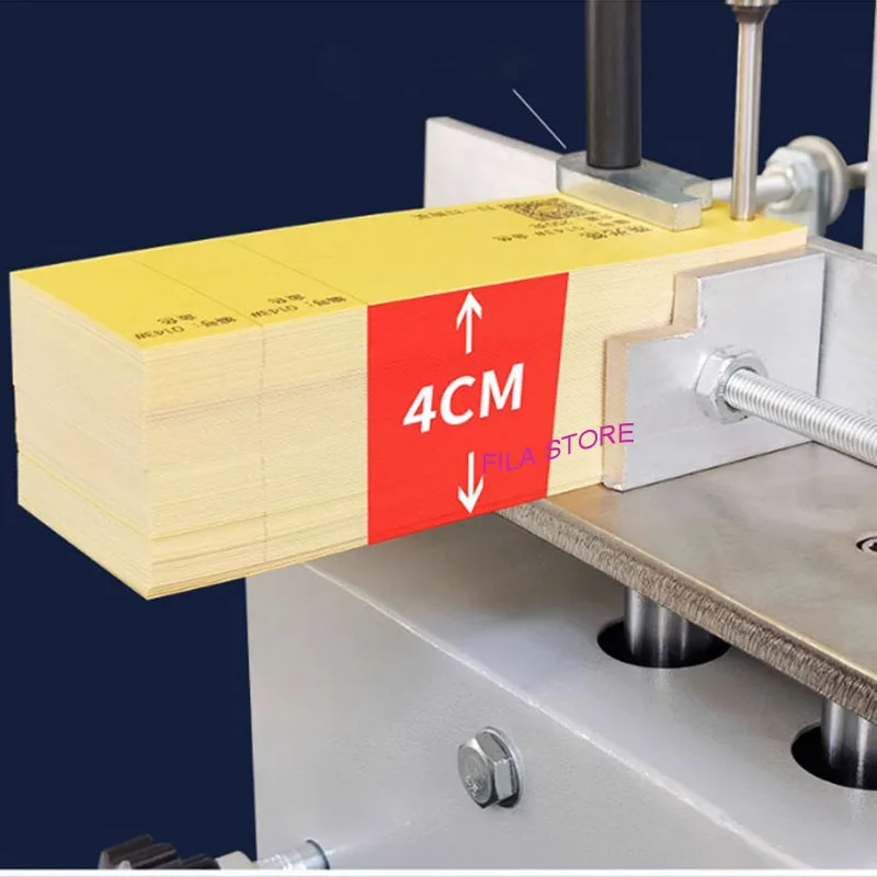 آلة حفر الورق الكهربائية 220 فولت ثقب حفر واحد لملصقات الورق القائمة إيصالات آلة ثقب الورق الكهربائية