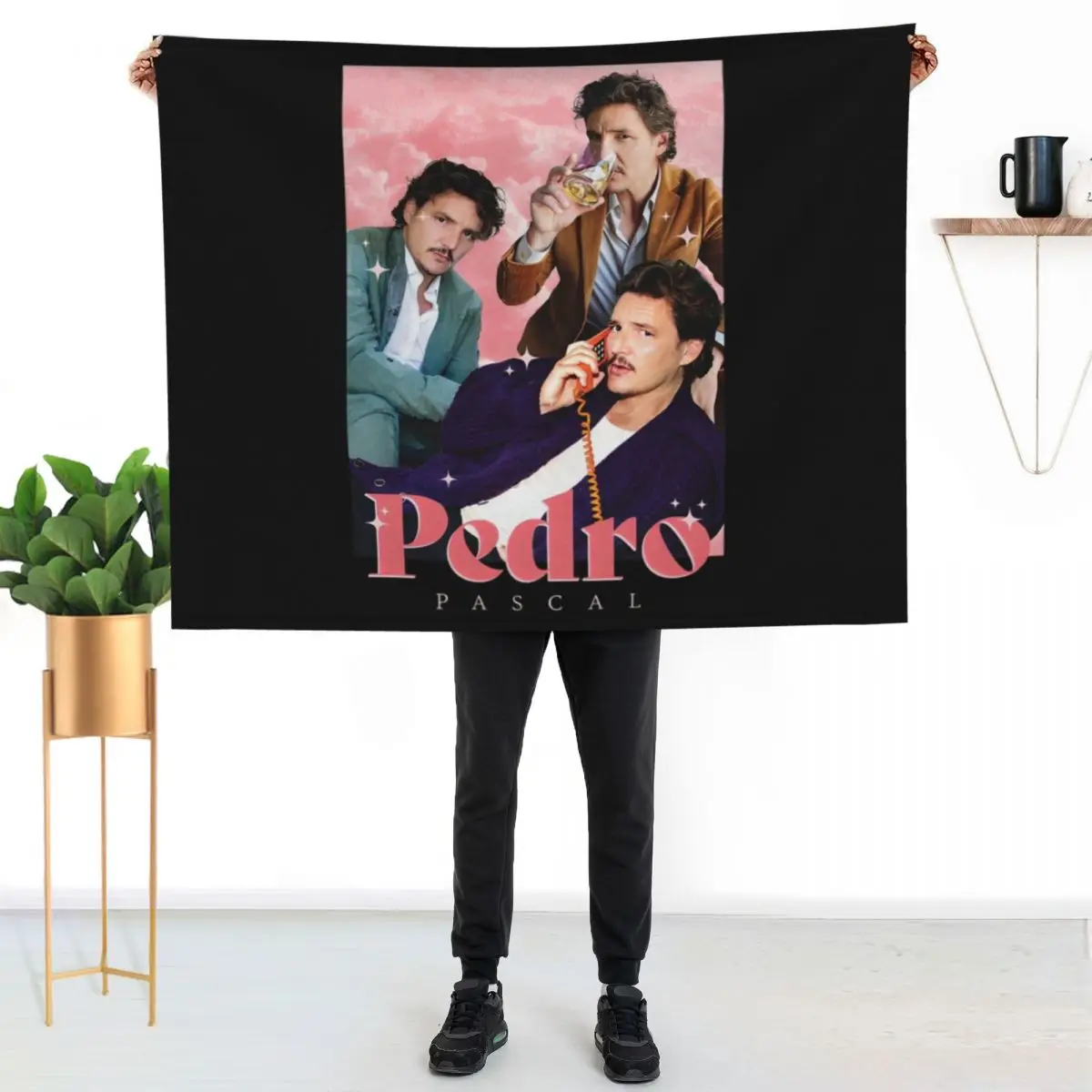 Pedro Pascal Throw Blanket Summer Decorative Sofas Giant Sofa Luxury For Baby Luxury St Blankets