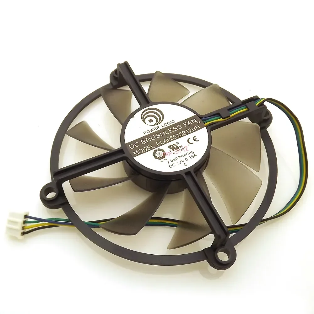 

БЕСЩЕТОЧНЫЙ ВЕНТИЛЯТОР DC PLA08015B12HH DC12V 4-проводной 4-контактный 0,35A 85 мм GTS450 Вентилятор охлаждения видеокарты 4-проводной 4-контактный