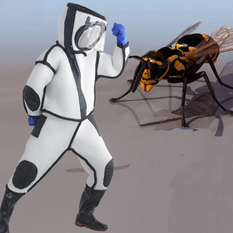 1 set of wasp/bee feeding suit removable cap bee/wasp protective safety equipment supplies