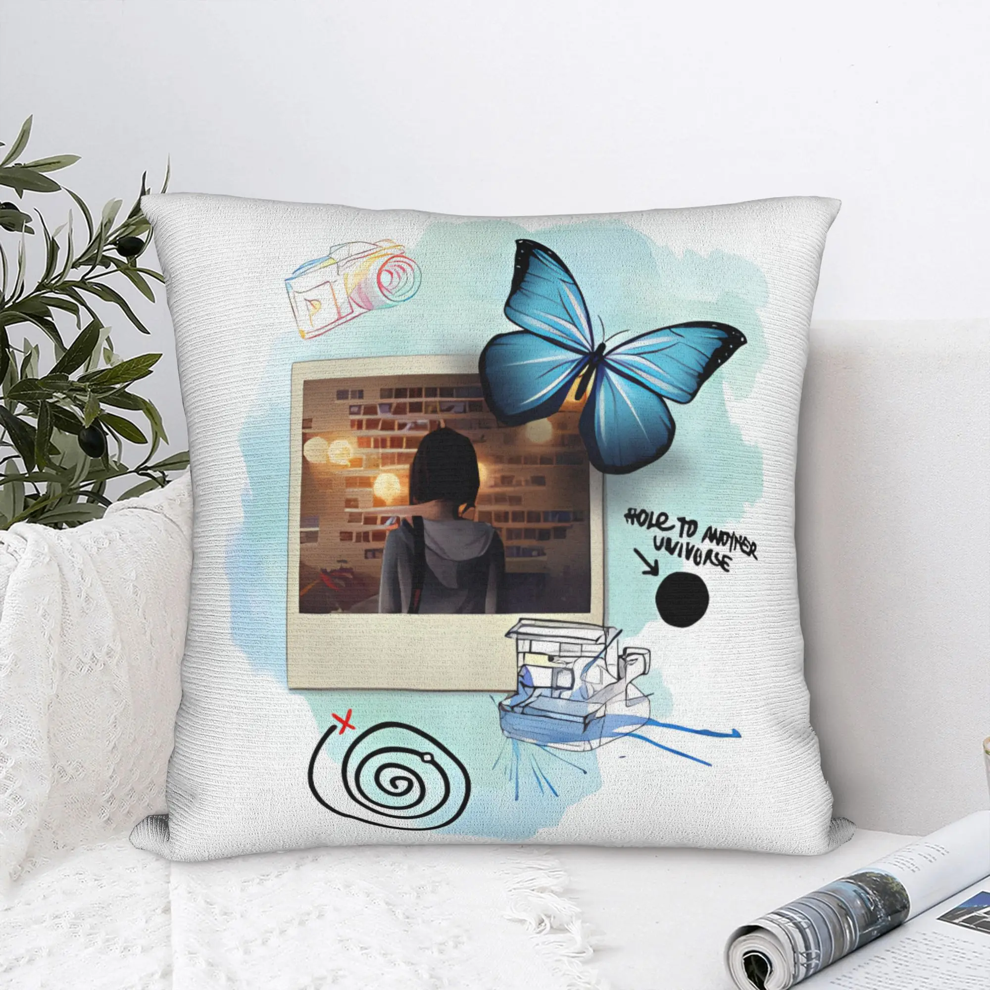Life is Strange Composition Pillow Case  Soft Pillow Cover Funny Cushion Cover For Sofa Couch Bed Living Room