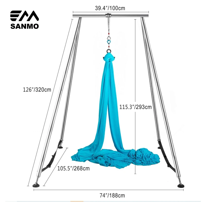 High Quality Stable and Durable Yoga Swing Aerial Yoga Rig Frame Stand Heavy Weight Support Indoor Fitness