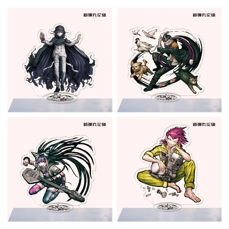 Danganronpa Anime Figures Tanaka Gandamu Mioda Ibuki Cosplay Acrylic Stands Character Kokichi Oma Model Prop Christmas Gift