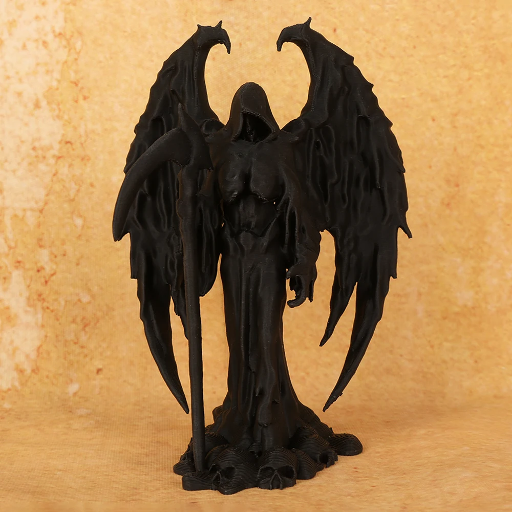 Cross-Border Dark Grim Reaper Angel Decorative Ornament For Gothic Dark-Style Desktop Decoration Scenario
