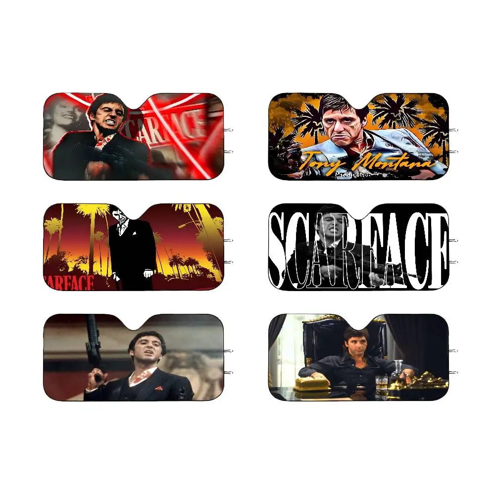 

Hot Classic Movie Scarfaces Windshield Sun Shade Windshield Sunshade, Pink Car Sunshade Flowers Sun Visor Aesthetic Car Decor