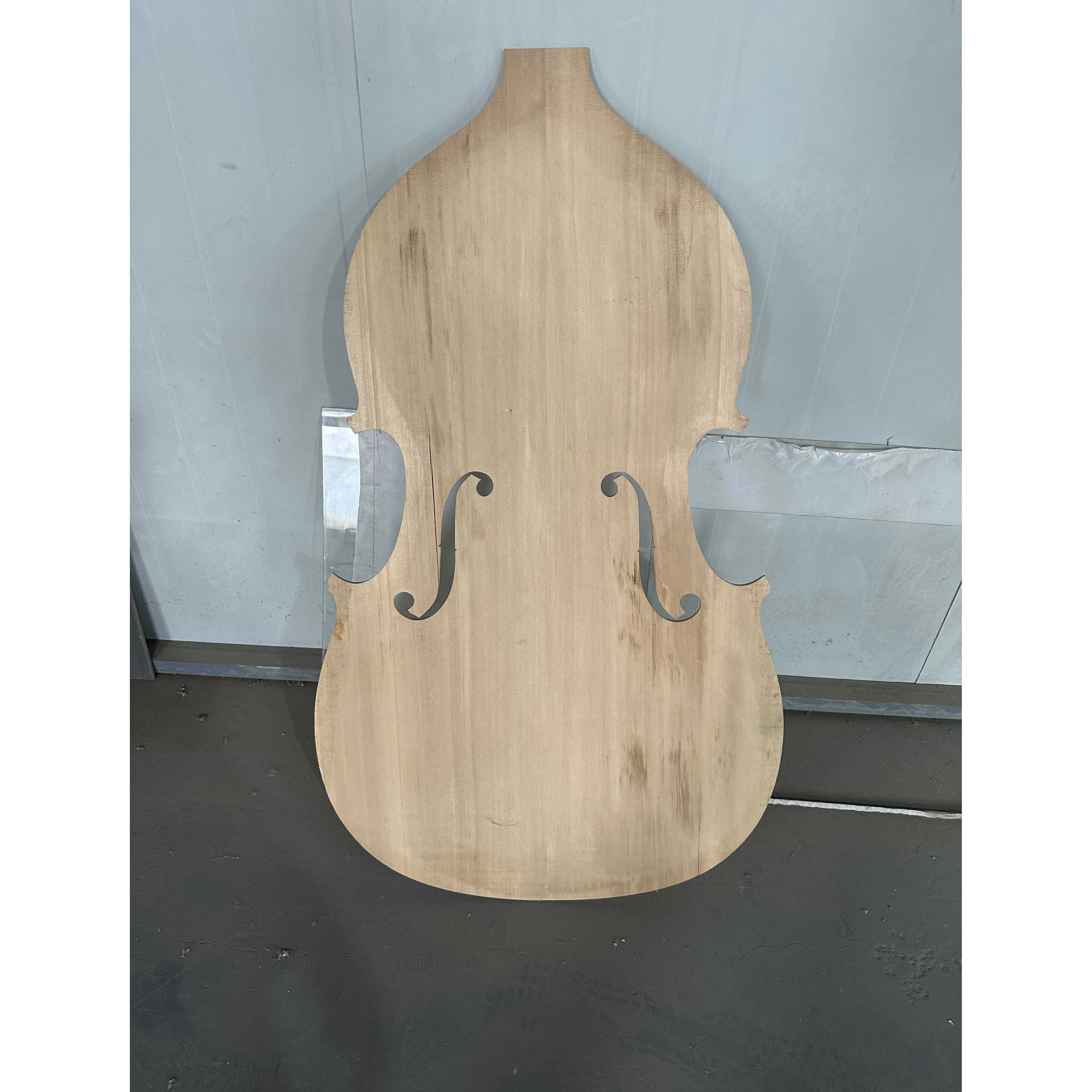 3/4 double bass panel, dual bass. Panel, solid wood