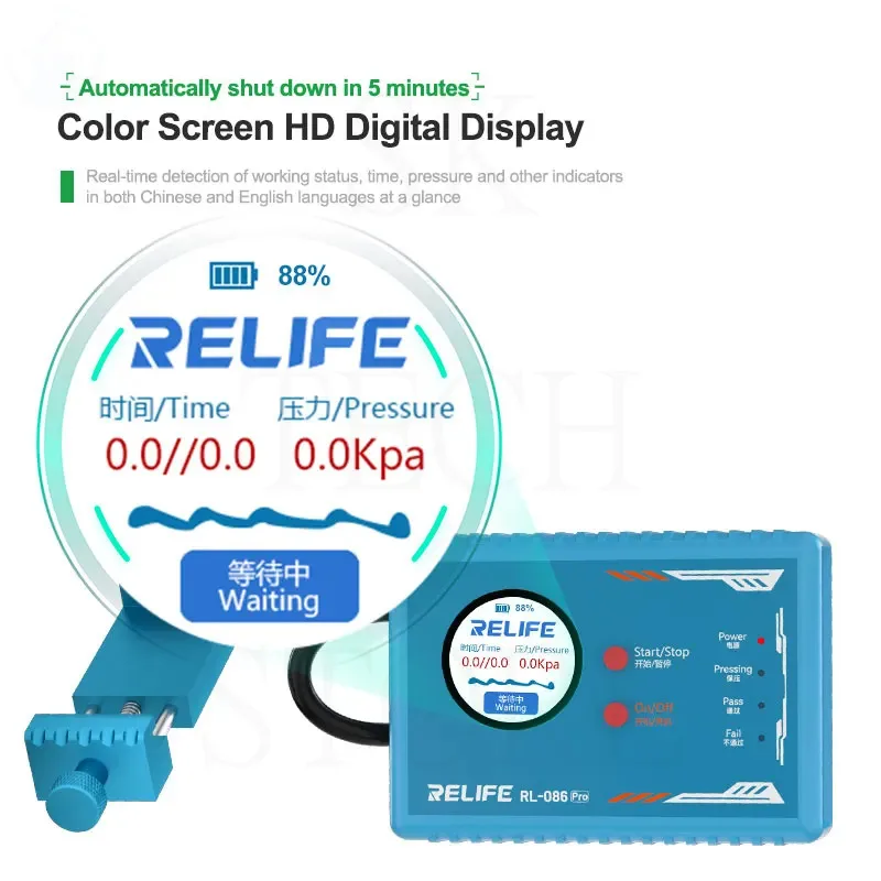 RELIFE-Smartphone Air Tightness Detector, Ferramenta de Detecção Precisa, Adequado para Reparo Do Telefone Móvel, RL-086Pro