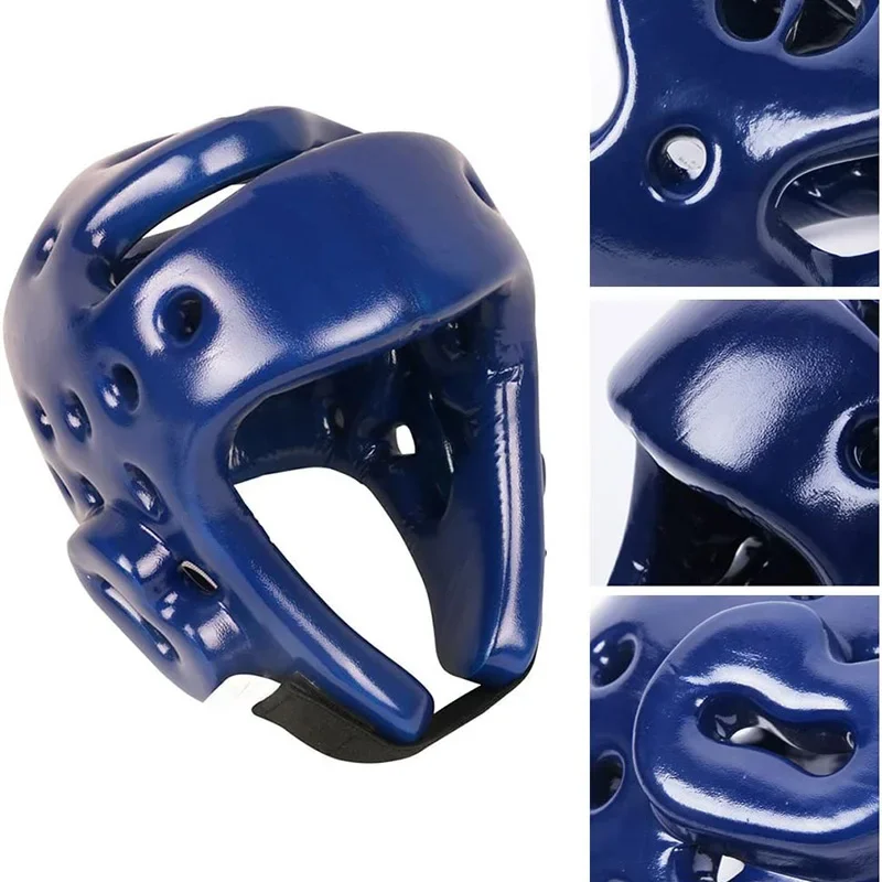 Kids Adults Taekwondo Headgear Professional Taekwondo Helmet Head Protector MMA Helmets Boxing Karate Protection Gear Blue Red