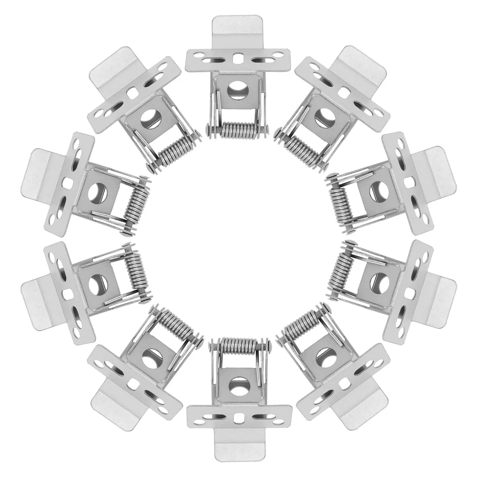 20Pcs Recessed Light Spring Clips Robust Iron Mounting Brackets for Downlight Fixtures Easy Install Lighting Accessory Panel