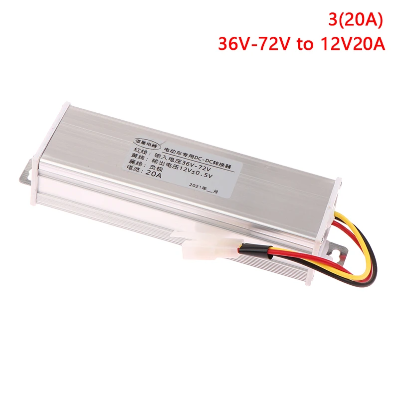 DC 36V 48V 60V 72V to 12V 10/15/20A 180W DC Converter Power Inverter Step Down Transform Module