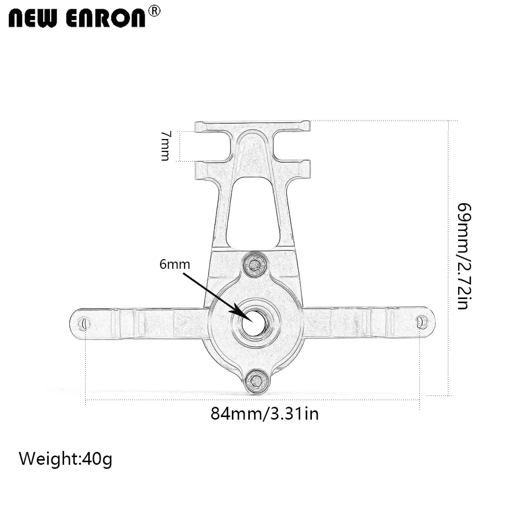 NEW ENRON  #5344 Aluminum Steering Arm Assembly Servo Saver Set FOR RC TRAXXAS 1/10 E-Revo 2.0 3.3 Slayer Pro 4X4 Summit